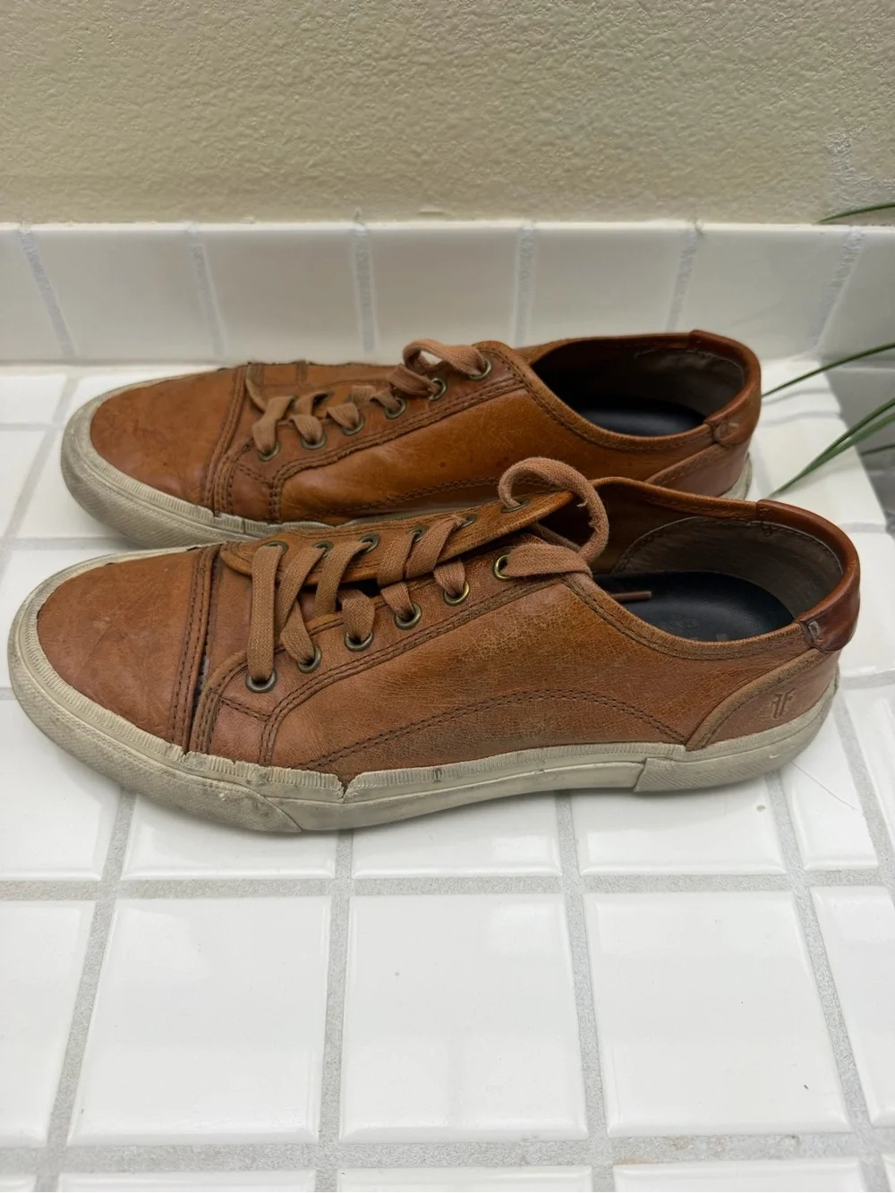 Frye Chambers Low Men’s Brown Leather Sneakers